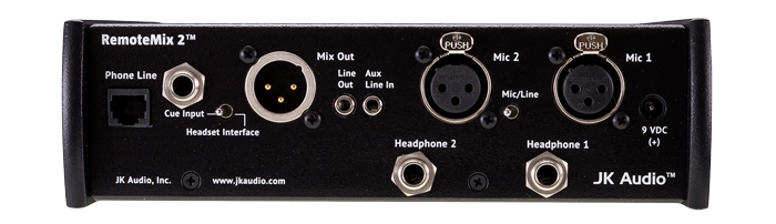 JK Audio RemoteMix 2 Back